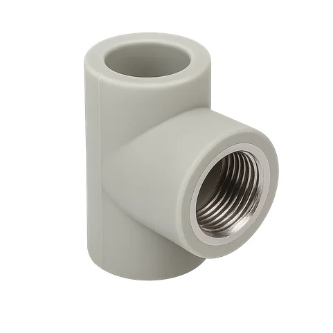 Тройник полипропиленовый комбинированный Ду 32 3/4"